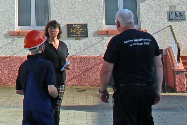 Foto  © Jürgen Thoms - Aus der Serie: Unterwegs mit Renate Nick bei der Jugendfeuerwehr in Unna-Massen 