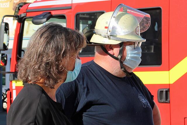 Foto  © Jürgen Thoms - Aus der Serie: Unterwegs mit  bei der Jugendfeuerwehr in Unna-Massen - Renate Nick und Bernd Tepe