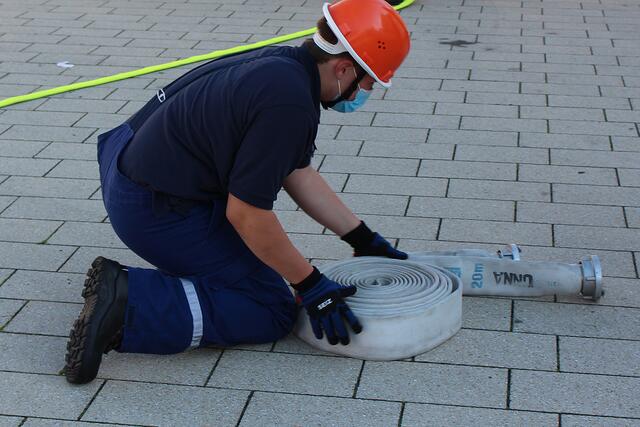 Foto  © Jürgen Thoms - Aus der Serie: Unterwegs mit Renate Nick bei der Jugendfeuerwehr in Unna-Massen 