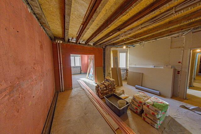 Auch die Böden und Decken wurden komplett erneuert.