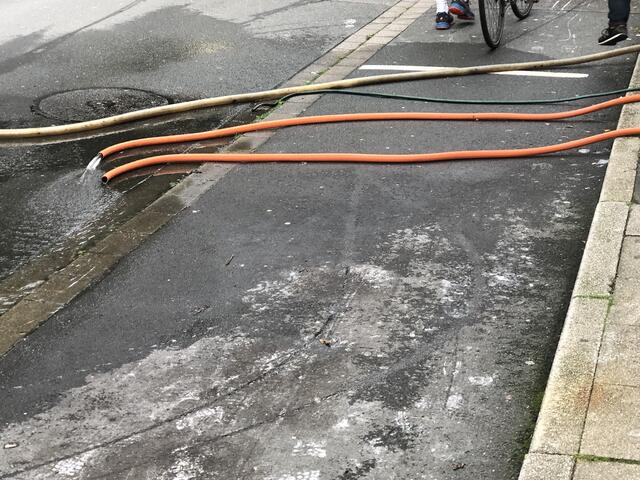 Abpumpen der Keller