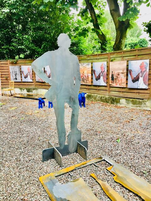 STAHLSKULPTUREN "Der Hingucker" von Klaus Wiesel in der RUHR GALLERY MÜLHEIM