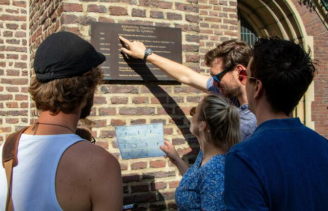 Auf spannende Art und Weise lernt das Team die Highlights in Bottrop kennen. Foto: Stadt Bottrop