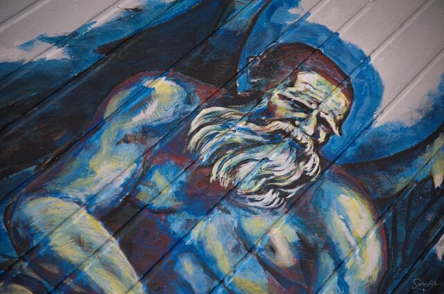 "Blau ist eine melancholische Farbe, es steht nicht für Wasser, sondern für den Himmel."

#streetart #streetarphotography #art #streetartartist #graffit #graffitiphotogrphy #mural #stadtmarketing #krefelderperspektivwechsel #seidenweberhaus #fabiomariafedele #samarablue #samarabluephotoart #samarablueurbexart #dowhatyoulove #urbanart #urbanartphotography | Foto: Samara Blue