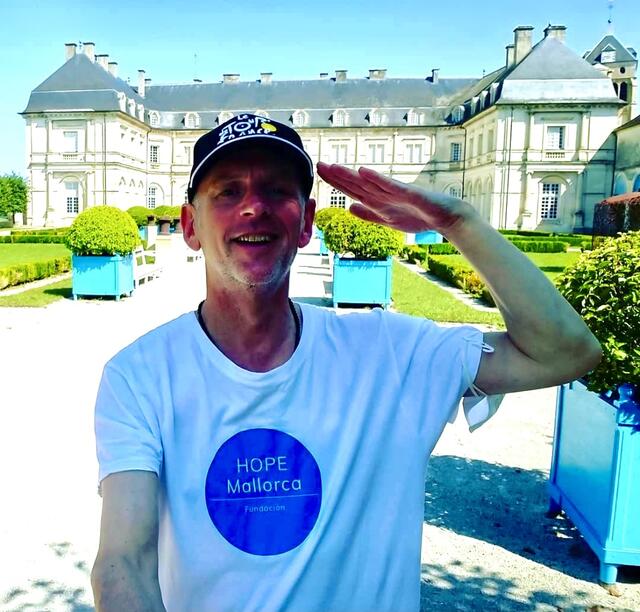 … oder auch schon mal in einem Schloss.