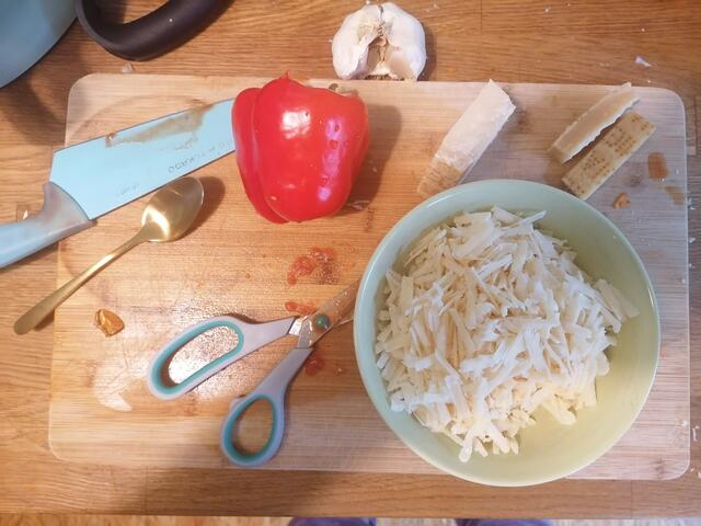Köstlicher Parmesan! In Italien schmeckt er natürlich noch besser als aus dem Supermarkt um die Ecke.