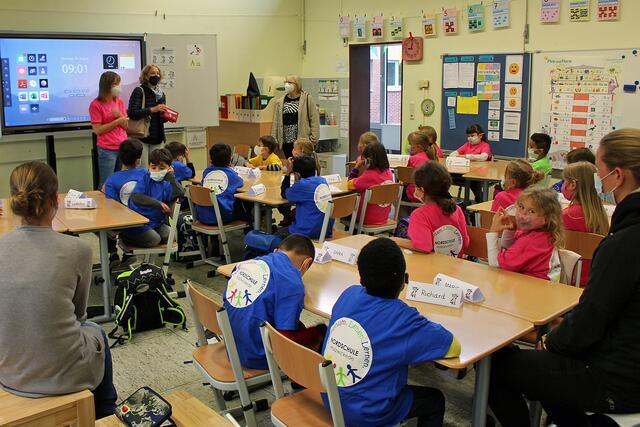 Foto © Jürgen Thoms -  Bei den Schulanfängern 2021 in der Nordschule Holzwickede