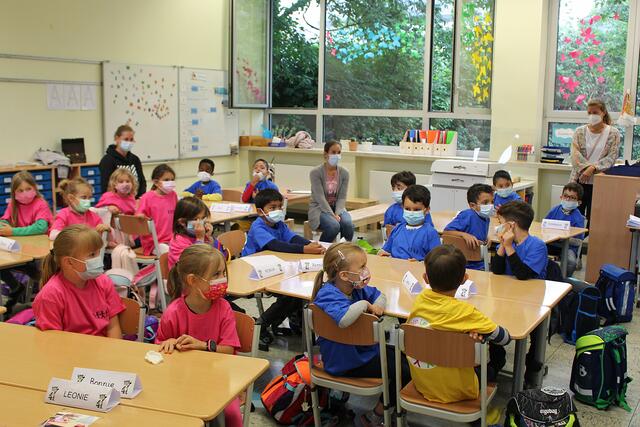 Foto © Jürgen Thoms -  Bei den Schulanfängern 2021 in  der Nordschule Holzwickede 