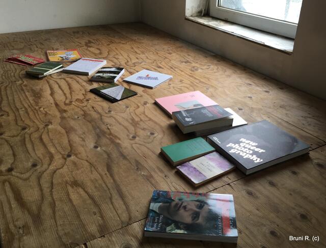 In der anderen Ecke dieser Fensterbank dann diese Bücher!