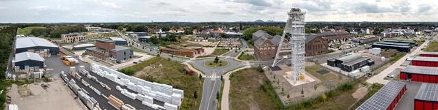 Luftbild des gesamten Standortes cretaivQuartier Fürst Leopold. | Foto: Stachelhaus