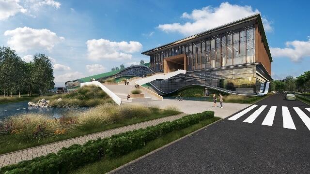 Visualisierung Distributionscenter Levis &amp; Strauss in Wulfen. | Foto: Quadrant