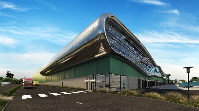 Visualisierung Distributionscenter Levis &amp; Strauss in Wulfen.  | Foto: Quadrant