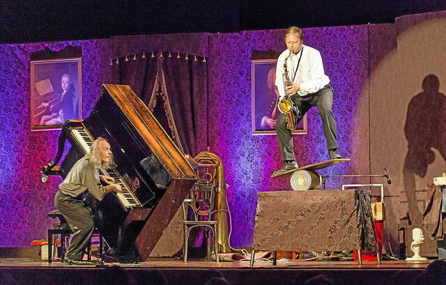 Gogol und Mäx: Die Musikakrobaten gastieren das erste Mal im Bühnenhaus.