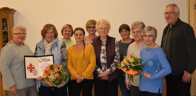 Ehrungen bei der Jahreshauptversammlung im Jahr 2019