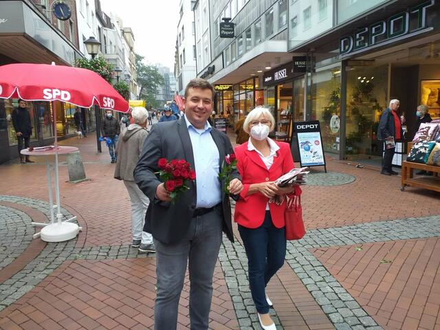 Sebastian Watermeier und Heike Gebhard.