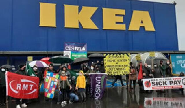Protest gegen Angriff auf Lohnfortzahlung in Großbritannien