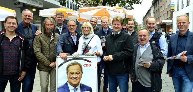 Die CDU und ihr Kanzlerkandidat können mit dem Wahlergebnis nicht zufrieden sein. Auch vor Ort verliert die Union Zuspruch. Foto: Braczko