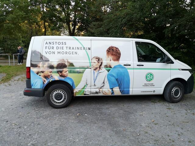 Unterstützung gab es natürlich vom DFB.