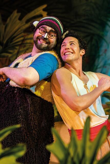 Wer die Reise und Abenteuer von Mogli live sehen möchte, kommt am 30. Oktober, ins Sauerland-Theater Arnsberg. Foto: Theater Liberi