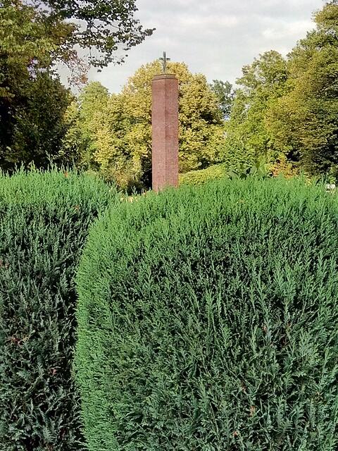 GRÜN auch, natürlich, auf Friedhöfen 