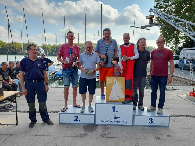 Dirk Michalke und Uwe Horstmann (WRK) ersegelten auf dem Aasee den 2. Platz.