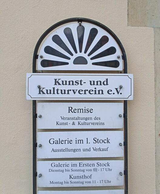 Kunst- und Kulturverein Wernigerode - TürSchild | Foto: Gunter Finck, Mülheimer Kunstverein KKRR