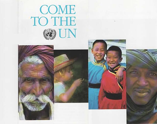 Gescanntes Foto © Jürgen Thoms - New York 1988 - Bei den Vereinten Nationen