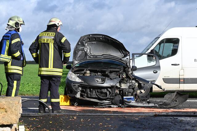 Am Donnerstagvormittag kam es in Haltern am See auf der Weseler Straße (B58), zwischen Jahnstraße und Granatstraße, zu einem Verkehrsunfall mit mehreren Verletzten und hohem Sachschaden. | Foto: Bludau