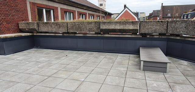 nur versiegelte Fläche die bei Starkregen Wassermassen auffangen muss und soll ? ! 