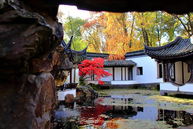 Bewegung ist das halbe Leben Impression vom Chinesischen Garten Witten