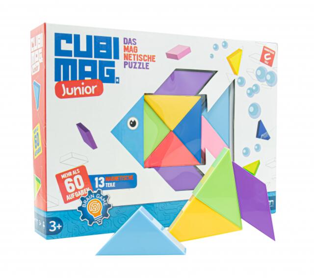 Cubimag Junior ist ein magnetisches Logikpuzzle für Kinder ab drei Jahre. Foto: HCM Kinzel