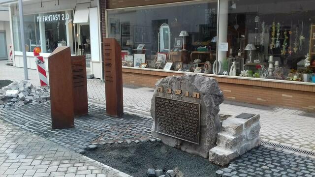 Das Mahnmal "Ort des Erinnerns" in der Hochstraße. Foto: LK-Archiv