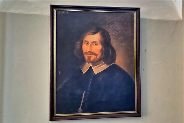 Porträt des Stifters Gerhard Vynhoven (1596-1674), Ölgemälde in der Oberkirche