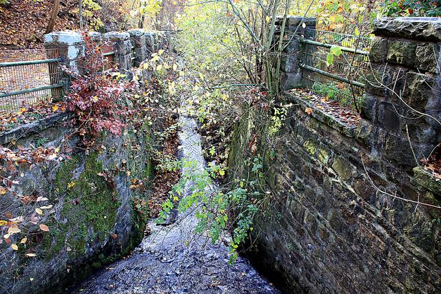 Hier fließt der Borbach in die Ruhr