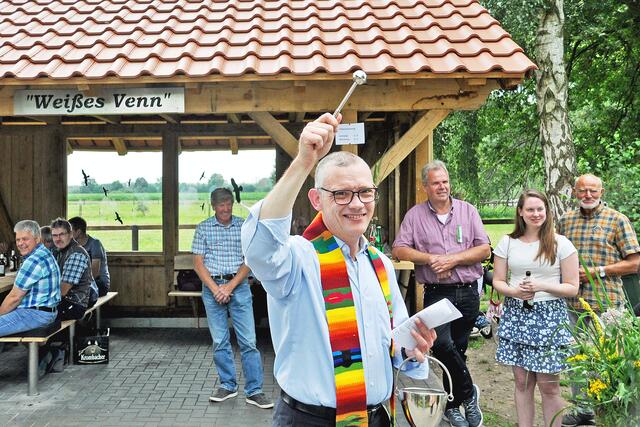 Auch die Schutzhütte im Papendyk konnte im Rahmen der VITAL.NRW Förderung über das „Regionalbudget“ realisiert werden. Foto: Heinz Habers