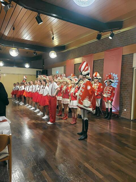 Die Garde beim Generalcorpsappell