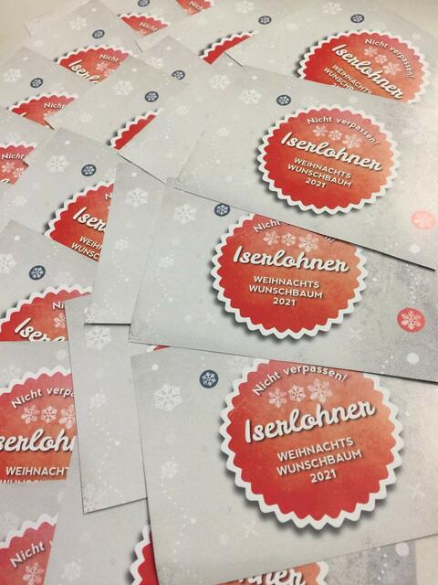 Die Wunschkarten hängen spätestens Anfang Dezember an den Bäumen. Foto: privat
