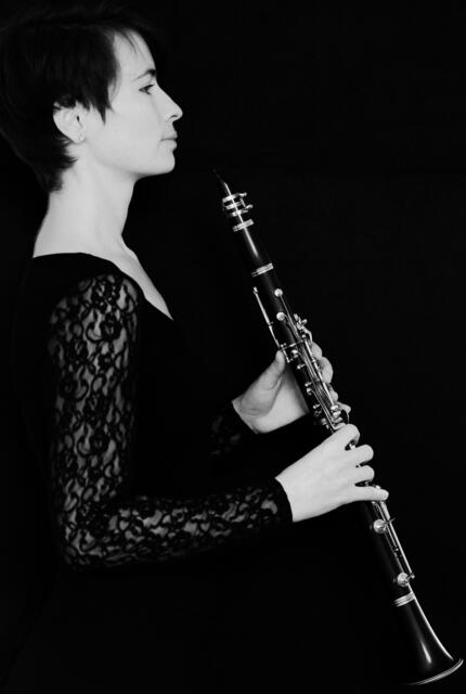 Lisa Shklyaver mit ihrer Klarinette