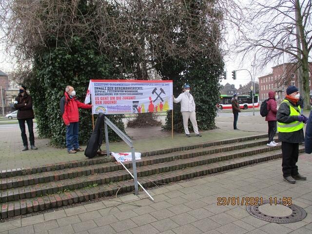 Demonstration der Organisation Kumpel für AUF in Gelsenkirchen-Horst