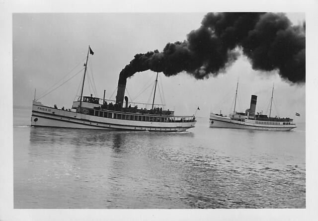 Auf die Insel Norderney kamen die Gäste damals nur mit dem Schiffen der Frisia. Archivfoto: Helga Spring