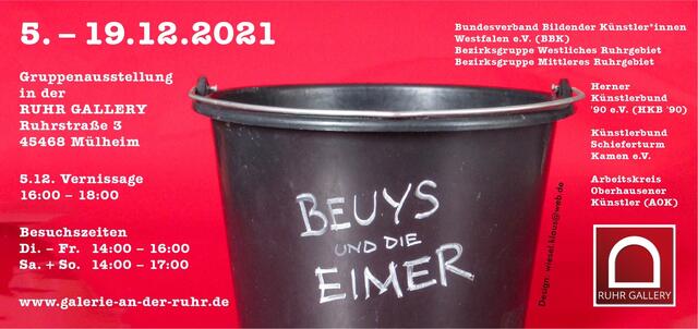 Plakat "BEUYS UND DIE EIMER"