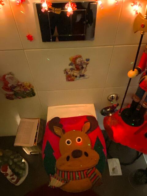 Toilette im Weihnachtshaus Oberhausen 