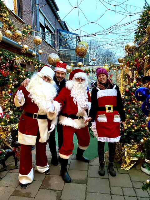 Das Team im Weihnachtshaus Oberhausen 