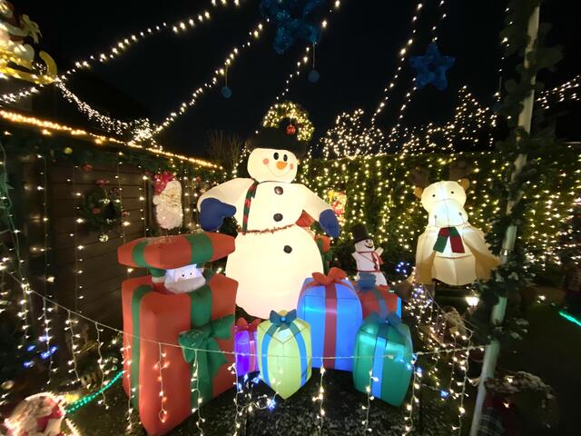 Garten im Weihnachtshaus Oberhausen 