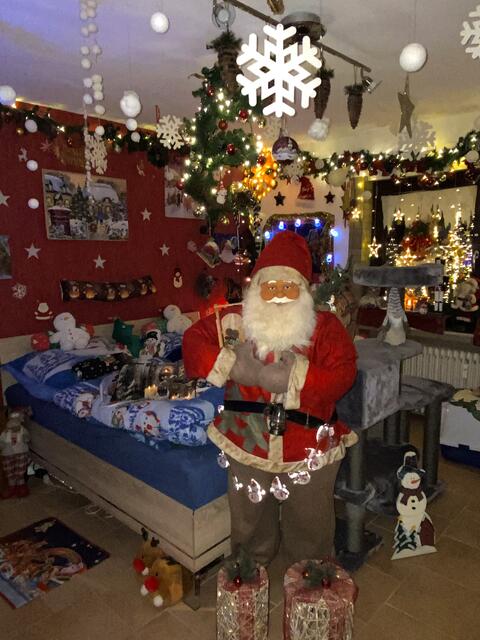 Schlafzimmer im Weihnachtshaus Oberhausen 