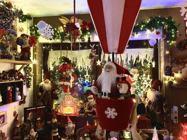 Wohnzimmer im Weihnachtshaus Oberhausen 