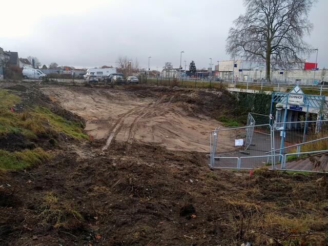 Impressionen vom Umbau Bahnhof Dorsten (Stand 19.12.2021)