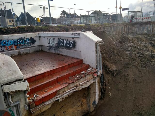 Impressionen vom Umbau Bahnhof Dorsten (Stand 19.12.2021)