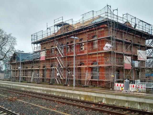 Impressionen vom Umbau Bahnhof Dorsten (Stand 19.12.2021)