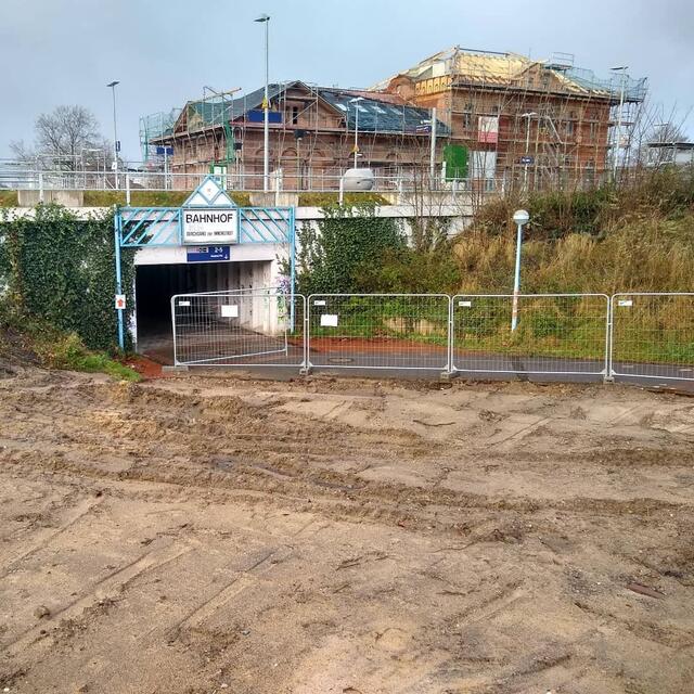 Impressionen vom Umbau Bahnhof Dorsten (Stand 19.12.2021)